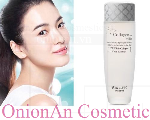 Nước Hoa Hồng 3W Clinic Collagen White Clear Softener